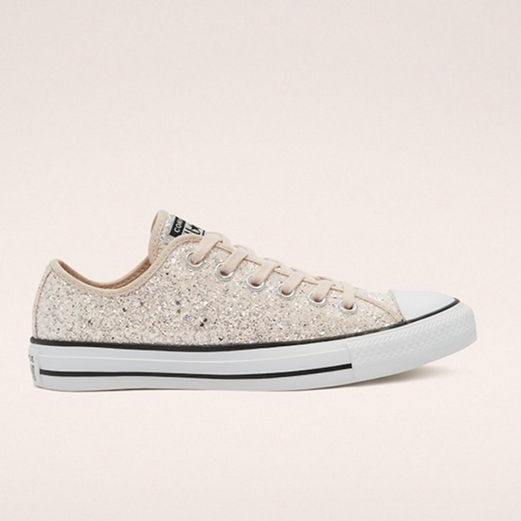 Pink glitter limited edition converse size 7 - Picture 1 of 7